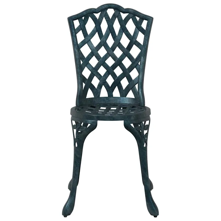 Ensemble bistro de jardin 3 pcs Vert Aluminium - 7