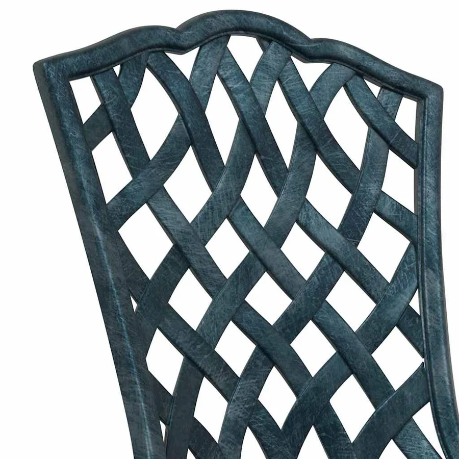 Ensemble bistro de jardin 3 pcs Vert Aluminium - 9