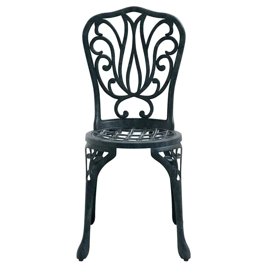 Ensemble bistro de jardin 3 pcs Vert Aluminium - 7