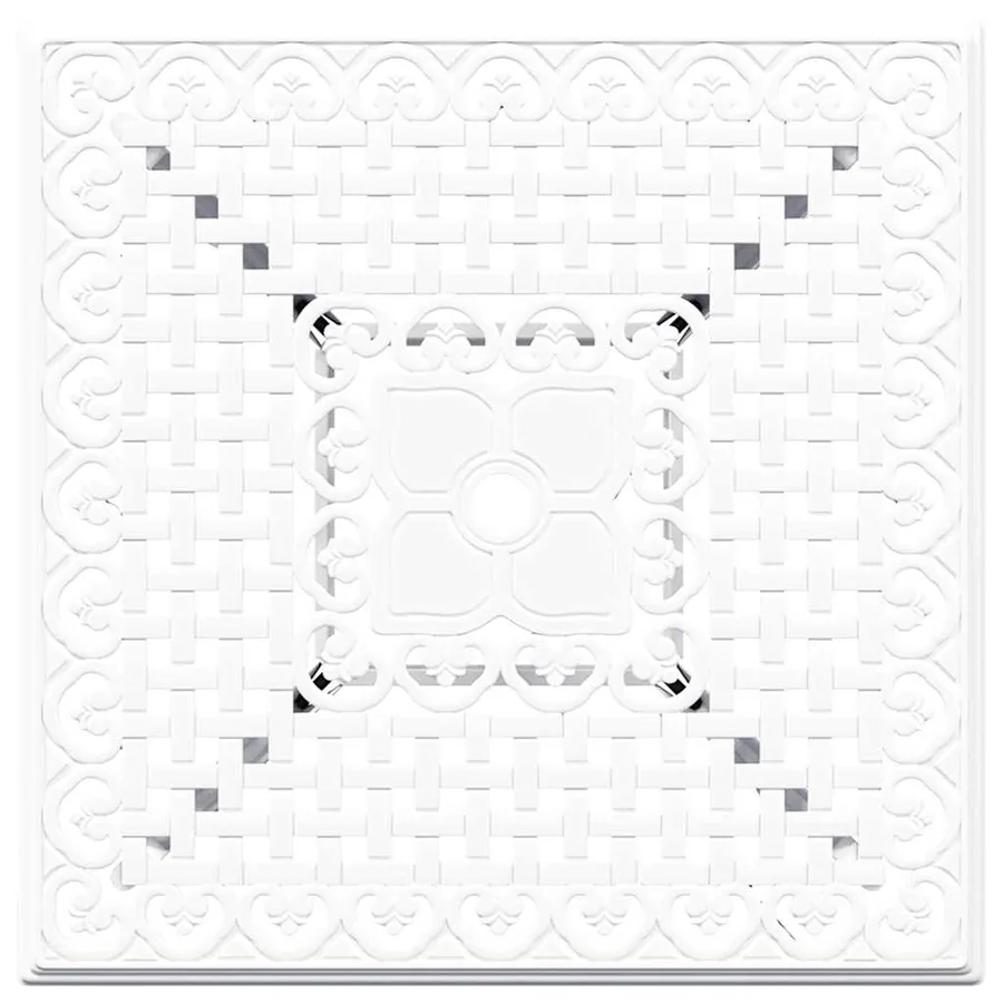Ensemble de tables de jardin 3 pcs Blanc Aluminium coulé - 9