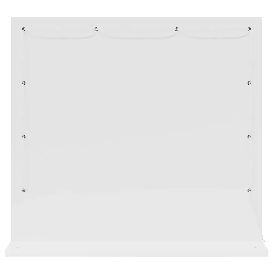Miroir de vanité Blanc 60 x 55 x 18 cm Verre et bois composite - 6