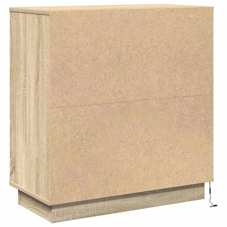 Cabinet de chevet avec tiroir Chêne Sonoma 71 x 34,5 x 75 cm - 10