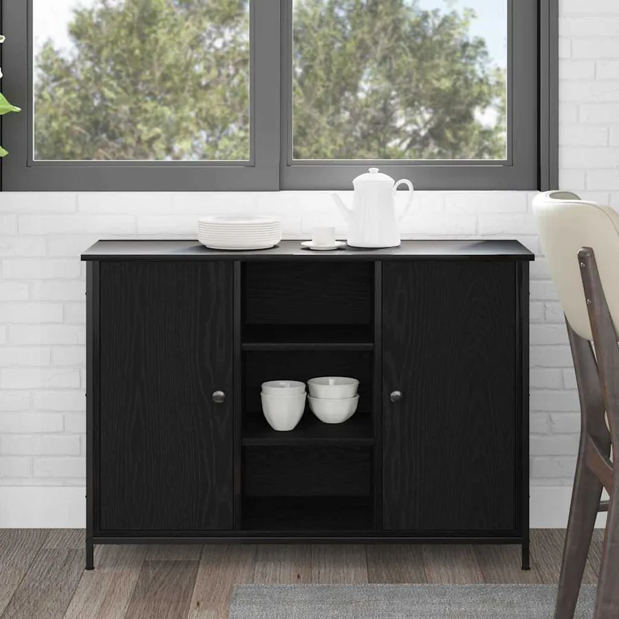 Buffet Chêne noir 100 x 35 x 70 cm