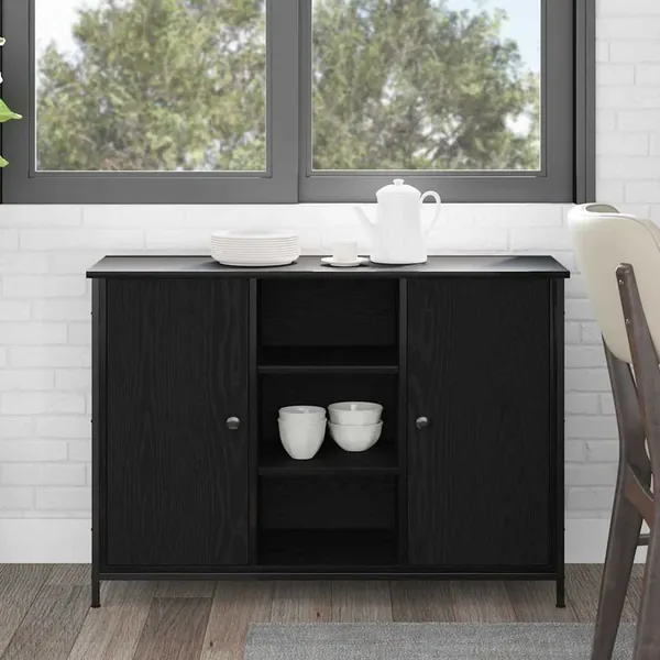 Buffet Chêne noir 100 x 35 x 70 cm