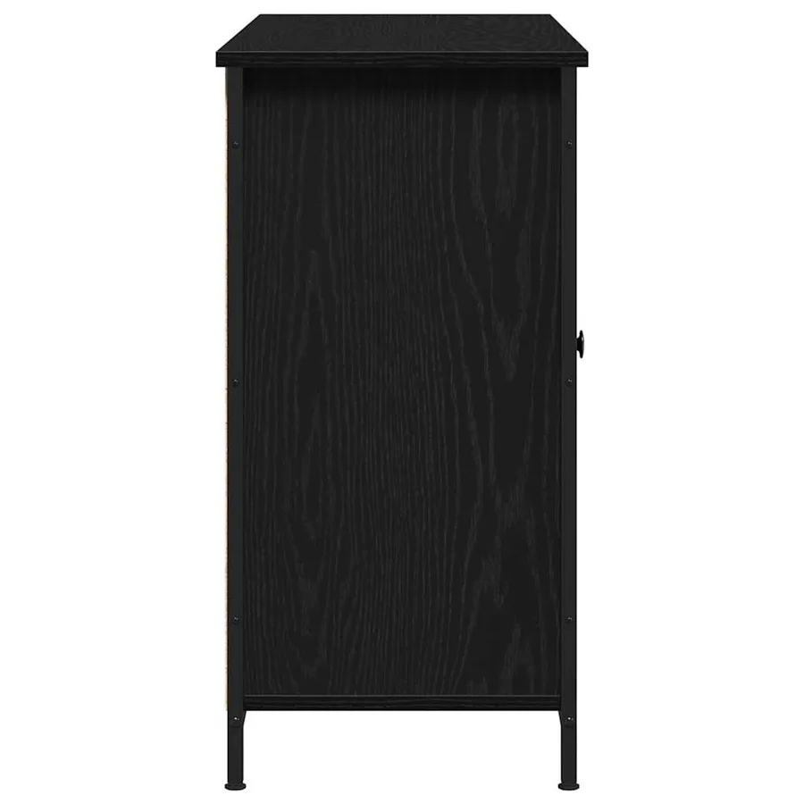 Buffet Chêne noir 100 x 35 x 70 cm - 7