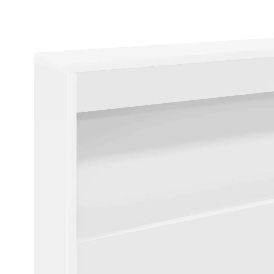 Lit Bibliothèque Blanc 90 x 190 cm Bois d'ingénierie - 9
