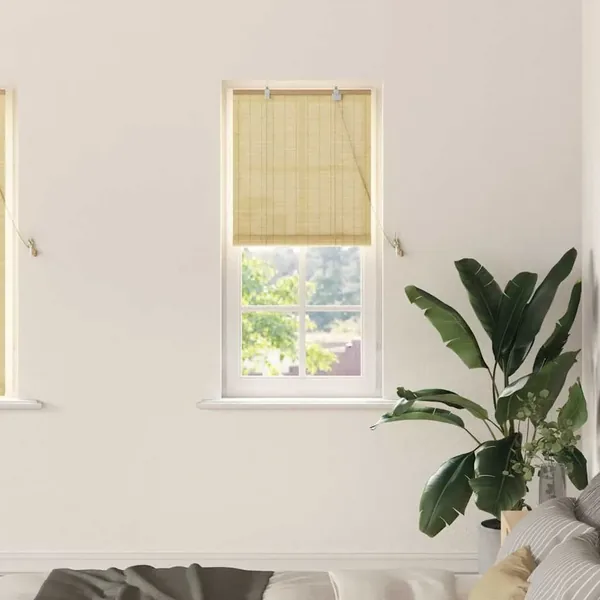 Store enrouleur Nature 60 x 160 cm Bambou