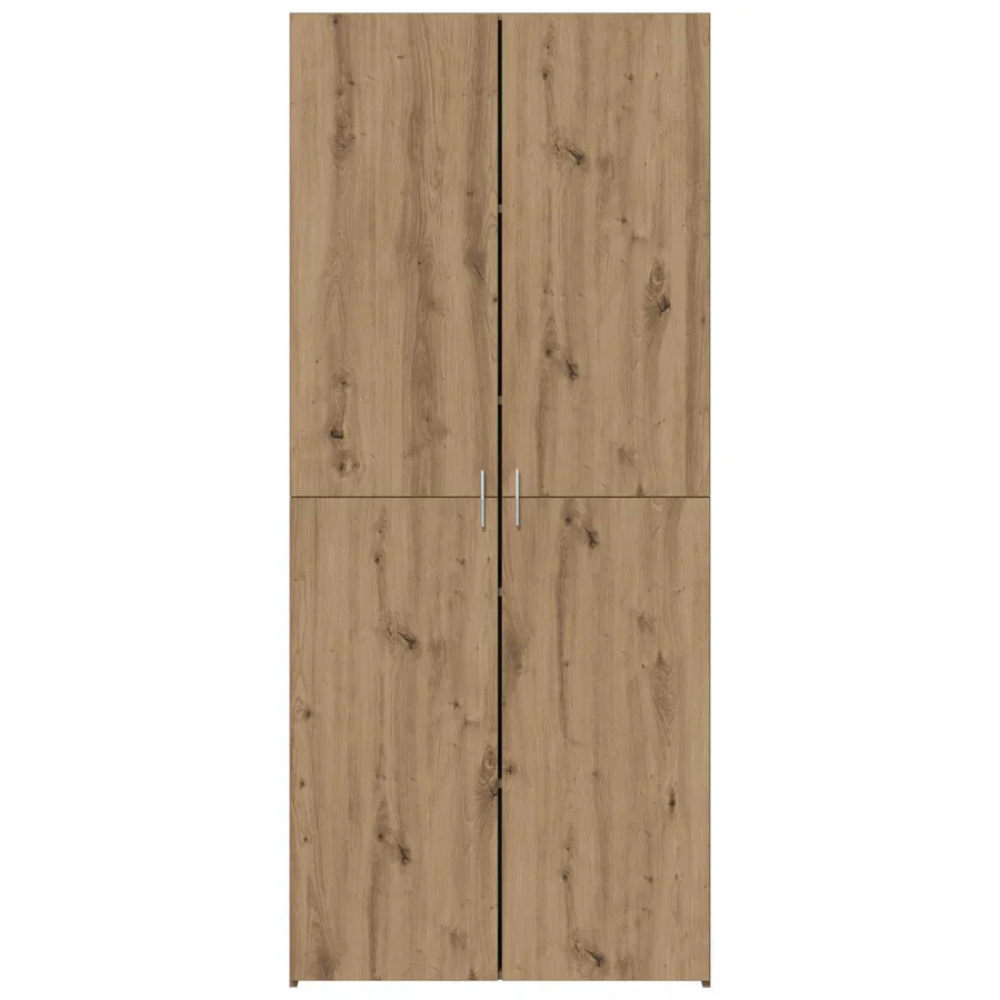 Haut Armoire 2 pcs Chêne artisanal 80 x 42 x 185 cm - 5