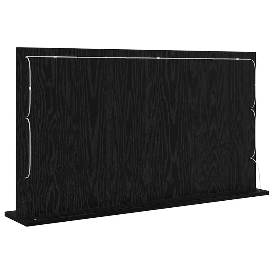 Miroir de vanité Rectangulaire Chêne noir 100 x 55 x 18 cm - 6