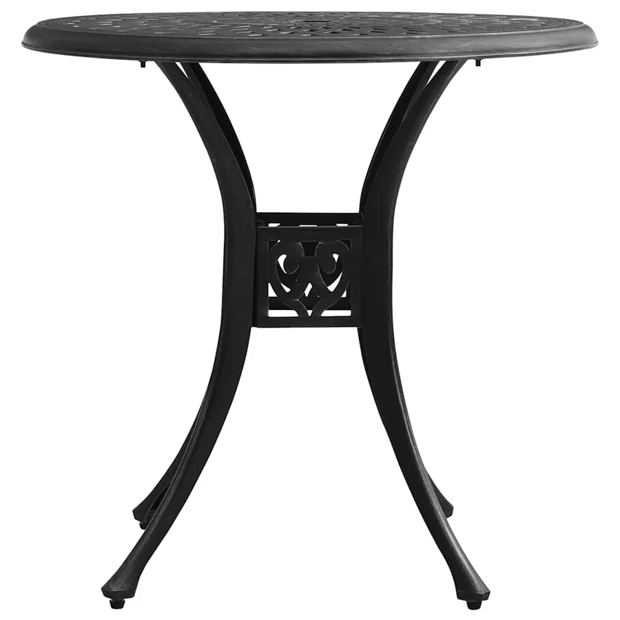 Ensemble de bistro 5 pcs Aluminium coulé Noir - 11