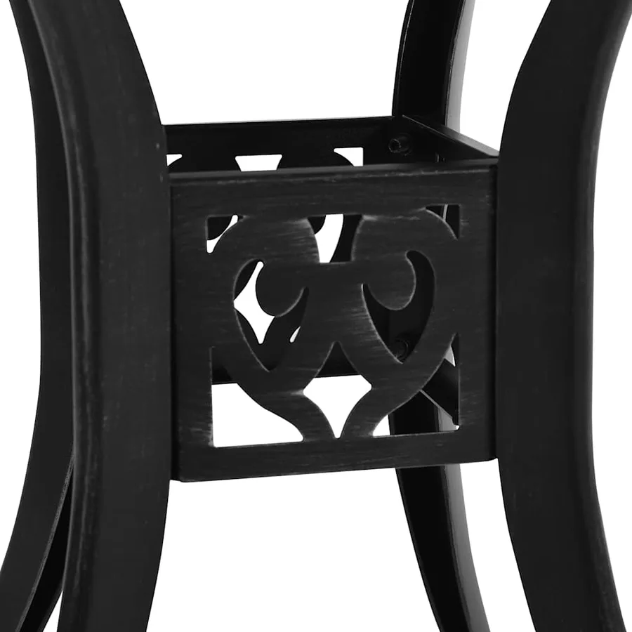 Ensemble de bistro 5 pcs Aluminium coulé Noir - 13