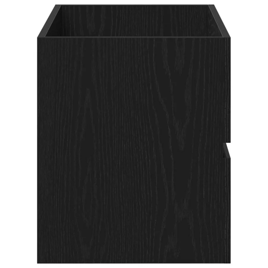 Meuble de Lavabo de Salle de Bain Chêne noir 80 x 38,5 x 45 cm - 7