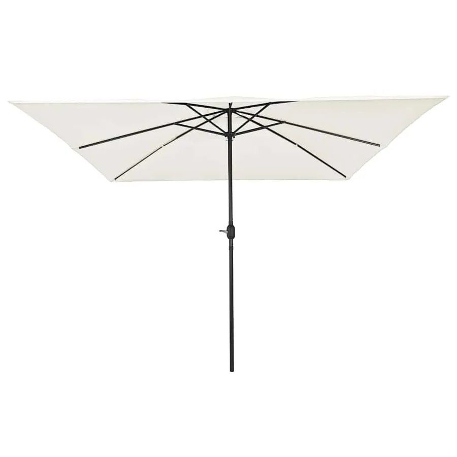 Parasol de jardin Sable 295 x 295 x 245 cm Polyester et Acier - 2