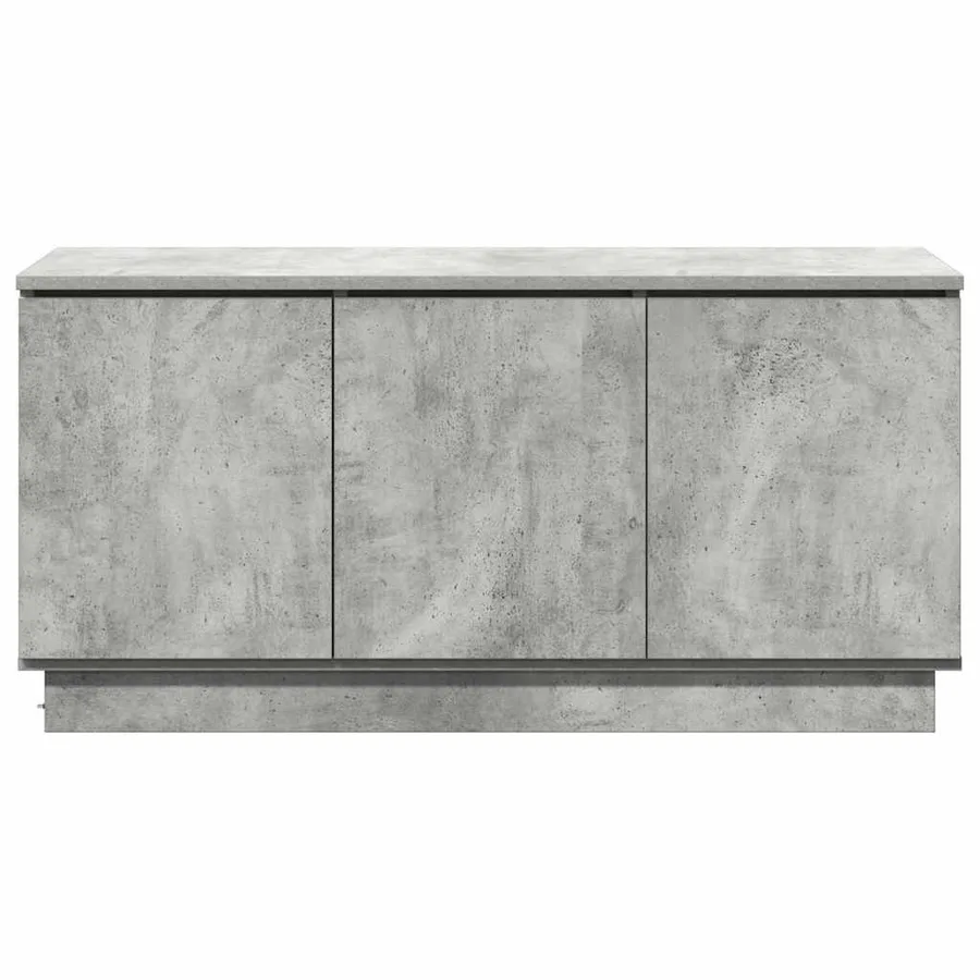 Meuble TV Gris béton 100 x 38 x 49 cm Bois d'ingénierie - 7