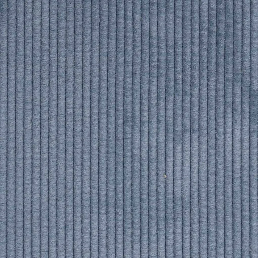 Canapé deux places bleu 180x77x82 cm en tissu velours côtelé - 8