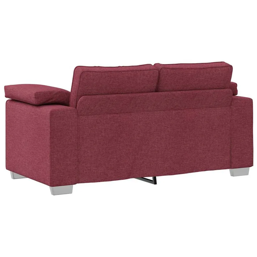 Canapé deux places Bordeaux 160 cm tissu - 4