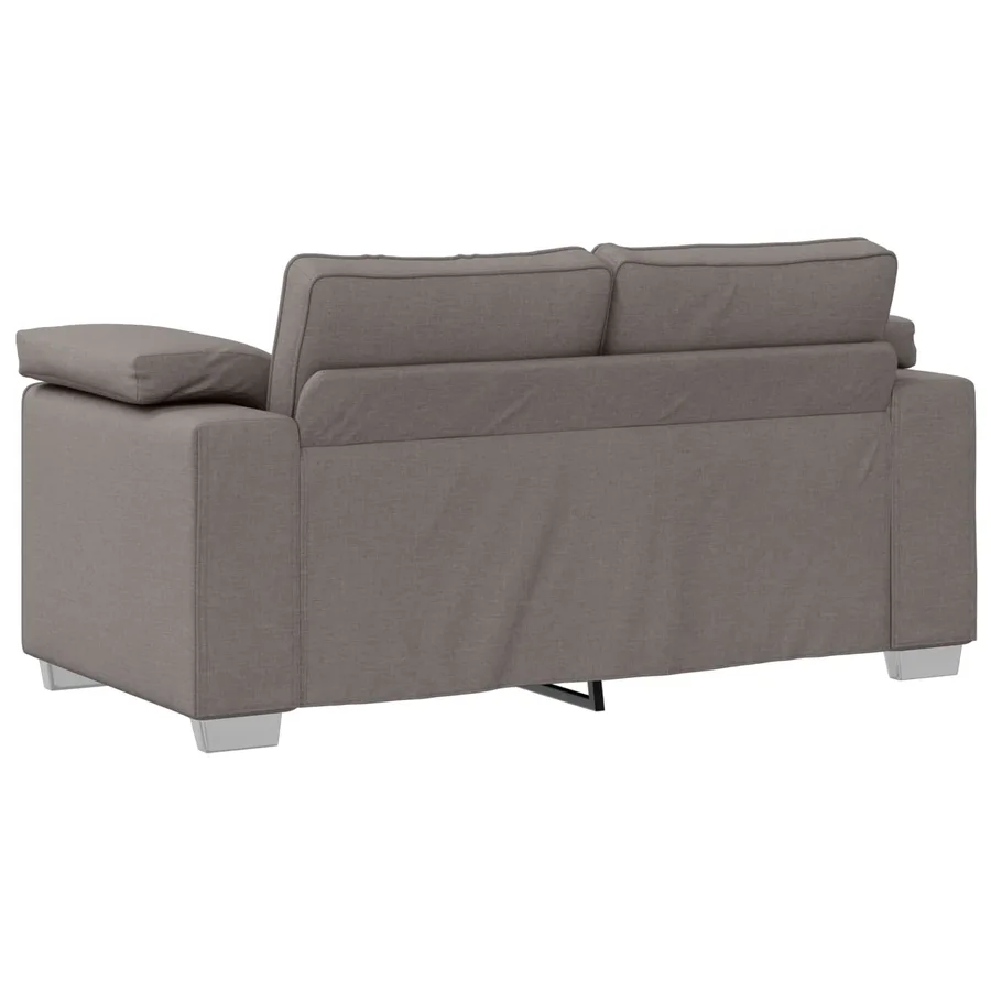 Canapé 2 pcs Taupe 219 x 80 x 82 cm tissu - 6