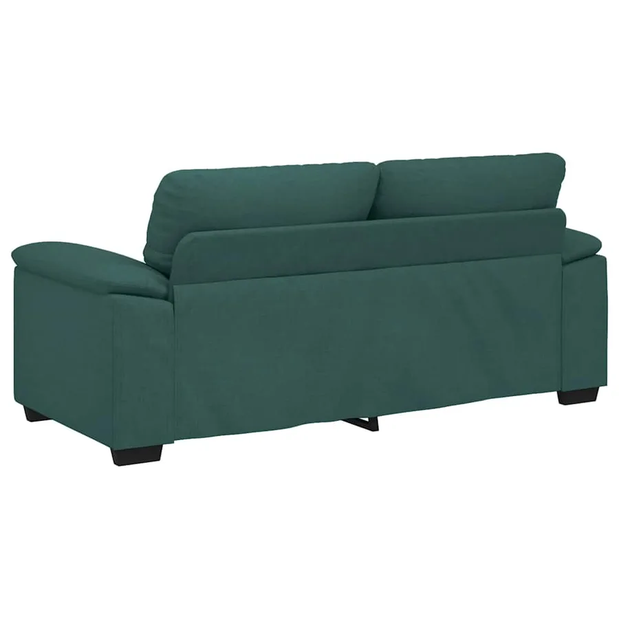 Canapé 2 places vert foncé 180 x 81 x 84 cm en tissu - 6