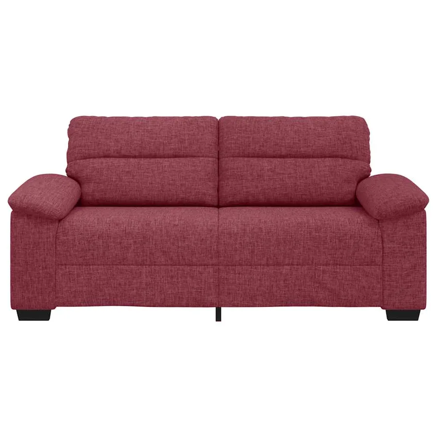 Canapé 2 places rouge vin 180x81x84 cm en tissu - 4