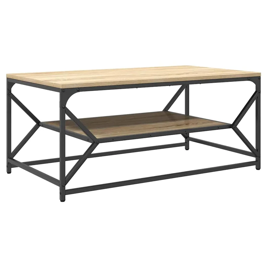 Table basse Chêne Sonoma 90 x 50 x 40 cm - 2