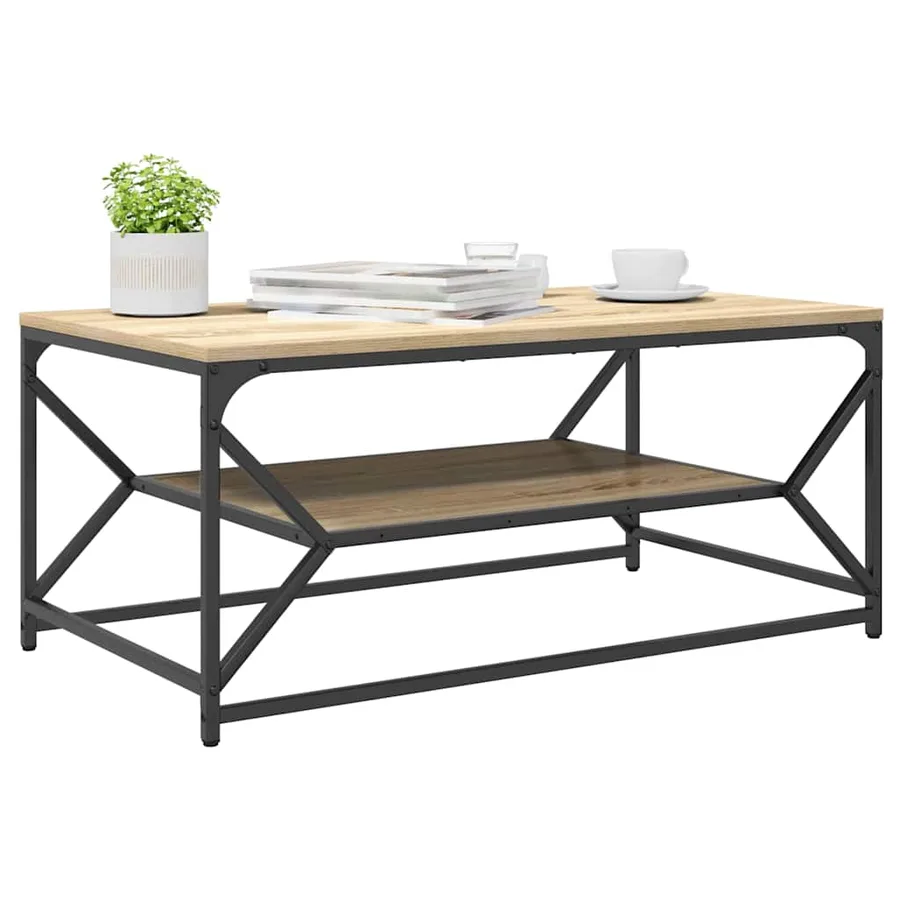 Table basse Chêne Sonoma 90 x 50 x 40 cm - 3