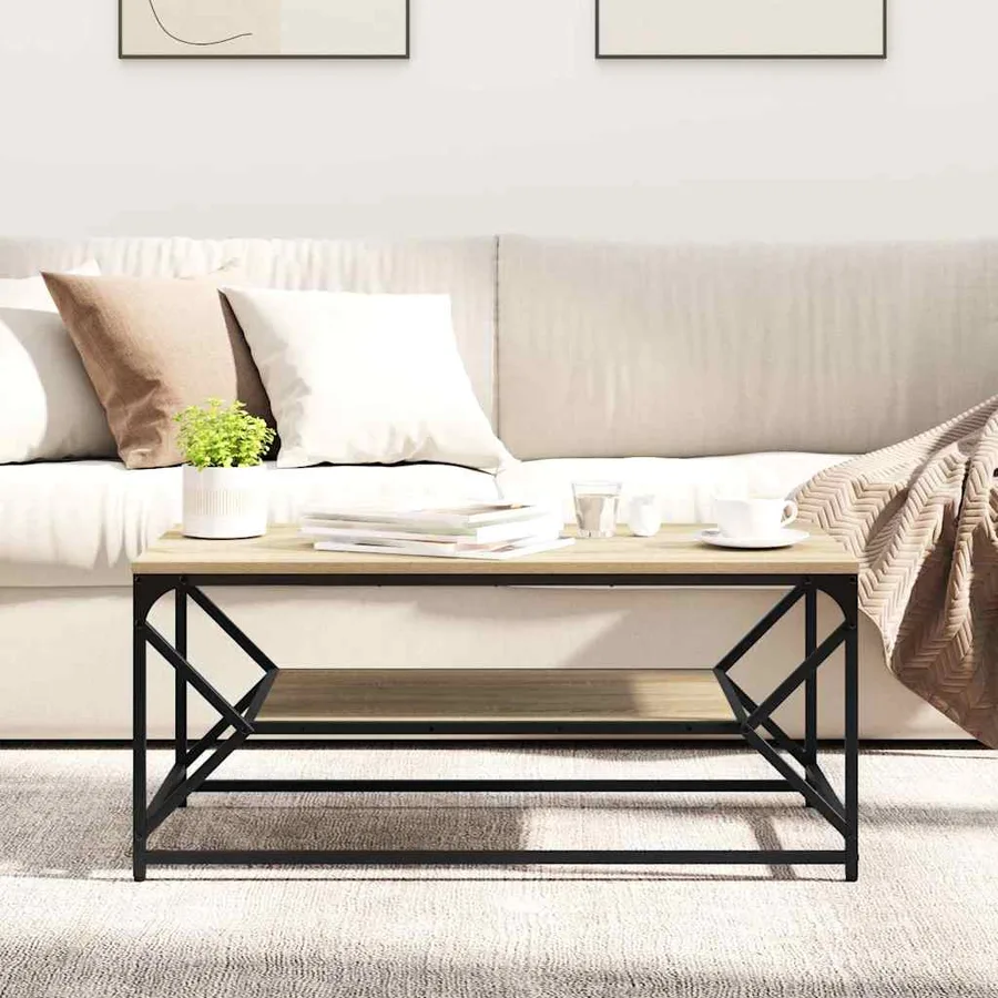 Table basse Chêne Sonoma 90 x 50 x 40 cm - 4