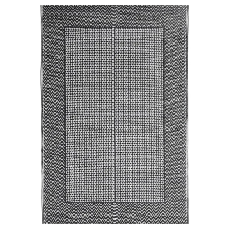 Outdoor Rug ARAKIL Black 140x200 cm PP - 2