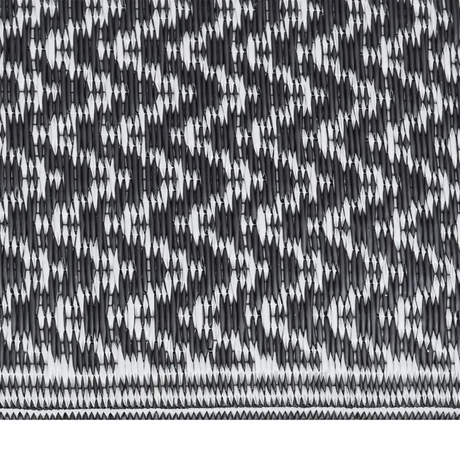 Outdoor Rug ARAKIL Black 140x200 cm PP - 3