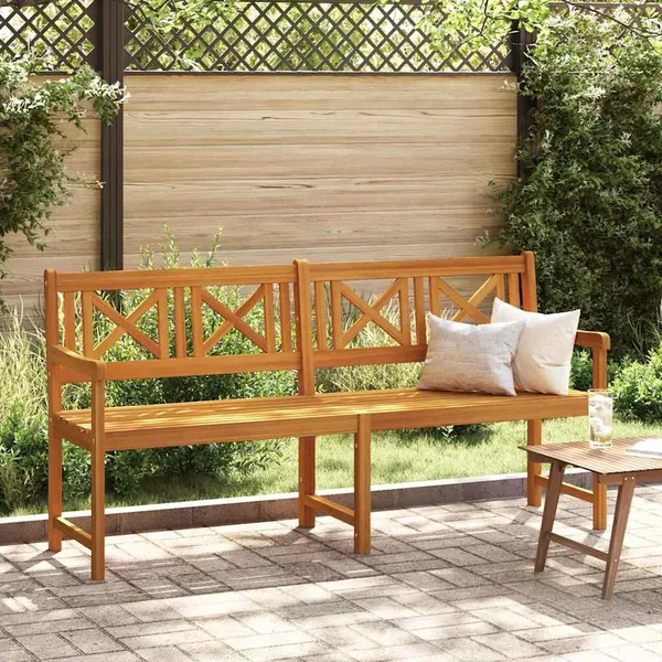 Banc extérieur Naturel 180 x 56 x 90 cm Bois d'Acacia Massif