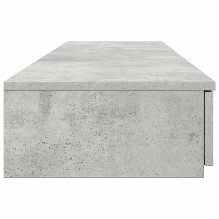 Tiroirs de lit avec tiroir Gris béton 140 x 36,5 x 16,5 cm - 7