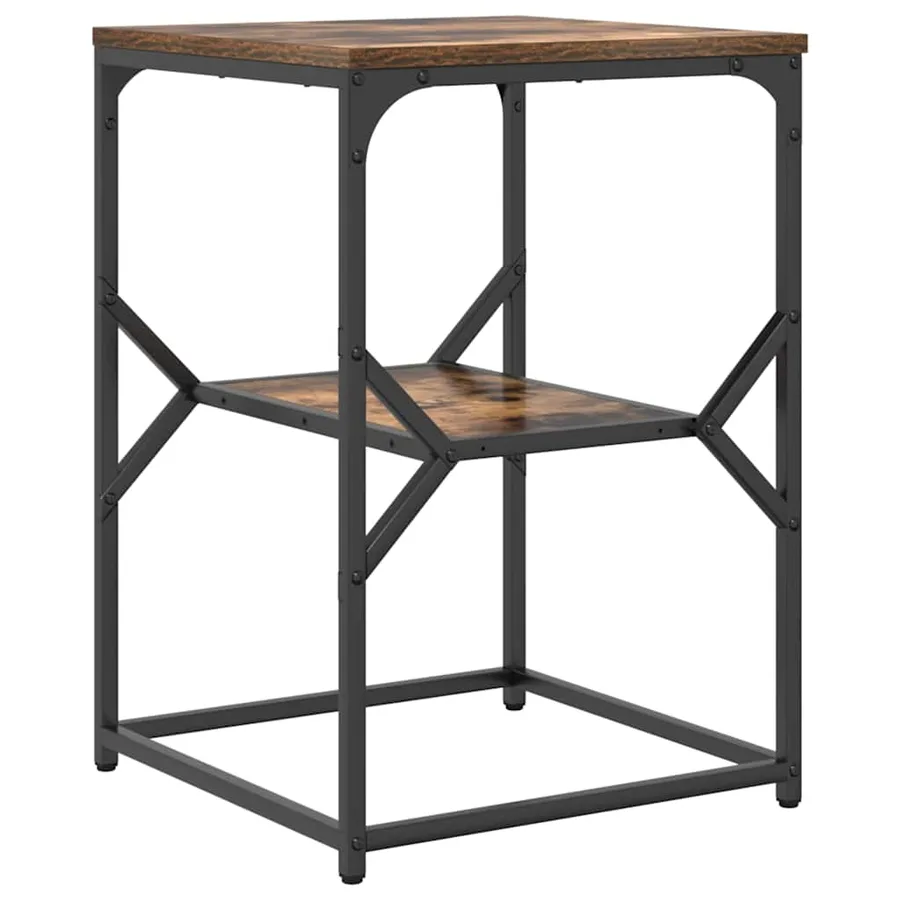 Table d'appoint Chêne fumé 41 x 40 x 60 cm - 2