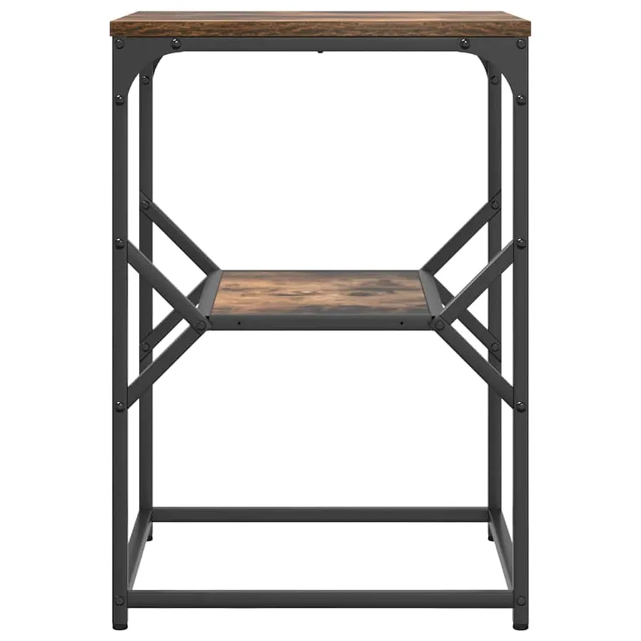 Table d'appoint Chêne fumé 41 x 40 x 60 cm - 5