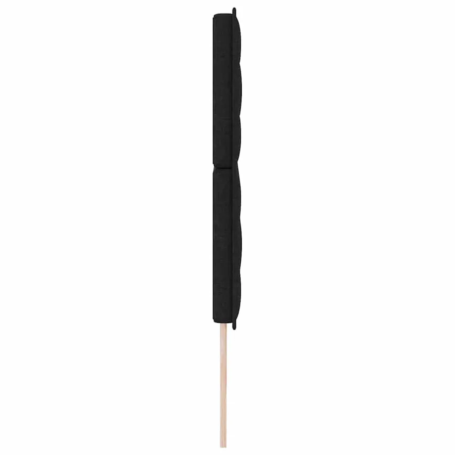 Tête de lit Noir 200 cm tissu - 5