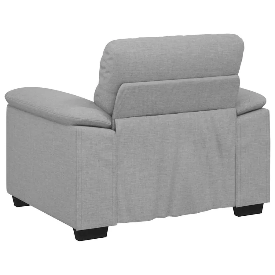 Canapé/Fauteuil Gris Nuage 100x81x84 cm tissu - 6