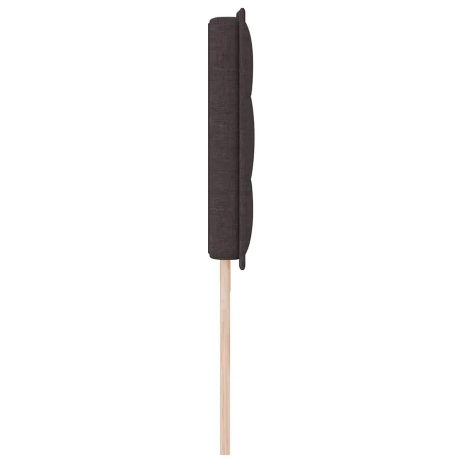 Tête de lit Marron foncé 200 cm tissu - 5