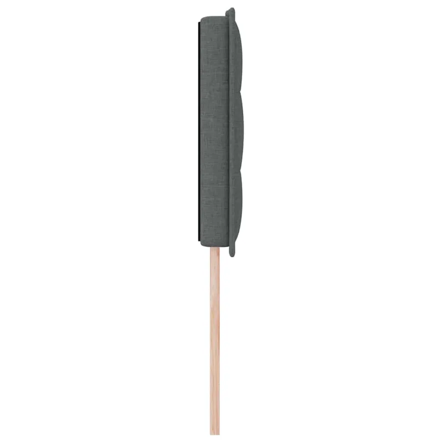Tête de lit Gris foncé 160 cm tissu - 5