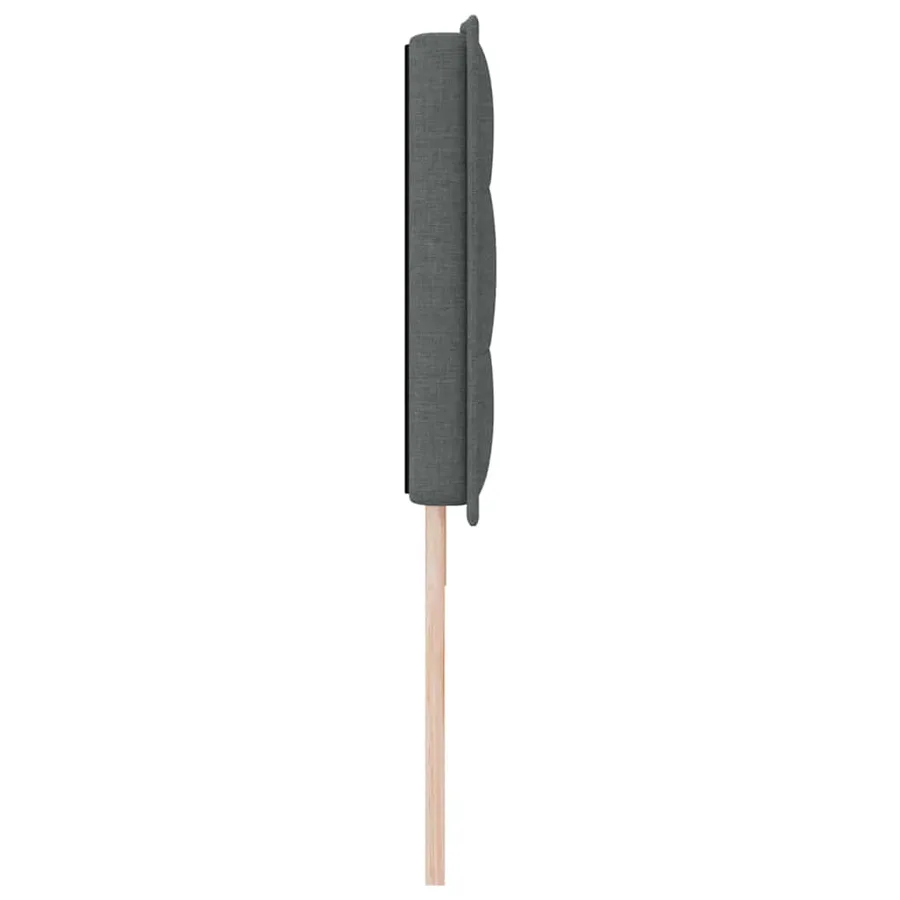 Tête de lit Gris foncé 180 cm tissu - 5