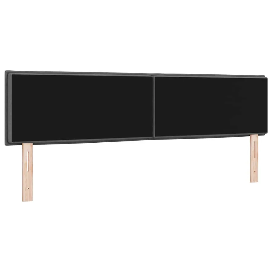 Tête de lit Gris foncé 180 cm tissu - 7