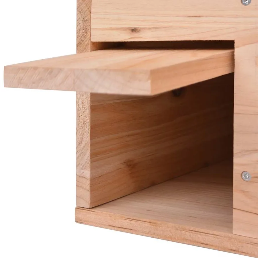 Cabane pour hérisson 45 x 33 x2 2 cm Bois - 8