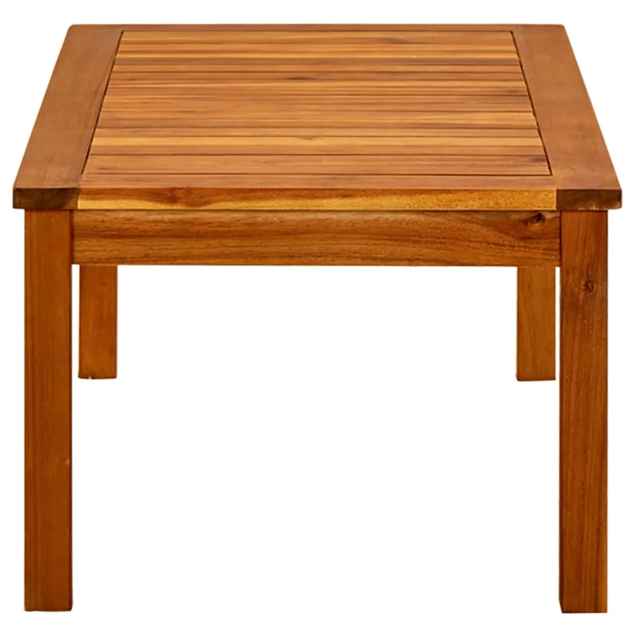 Table basse de jardin 90x50x36 cm Bois solide d'acacia - 3