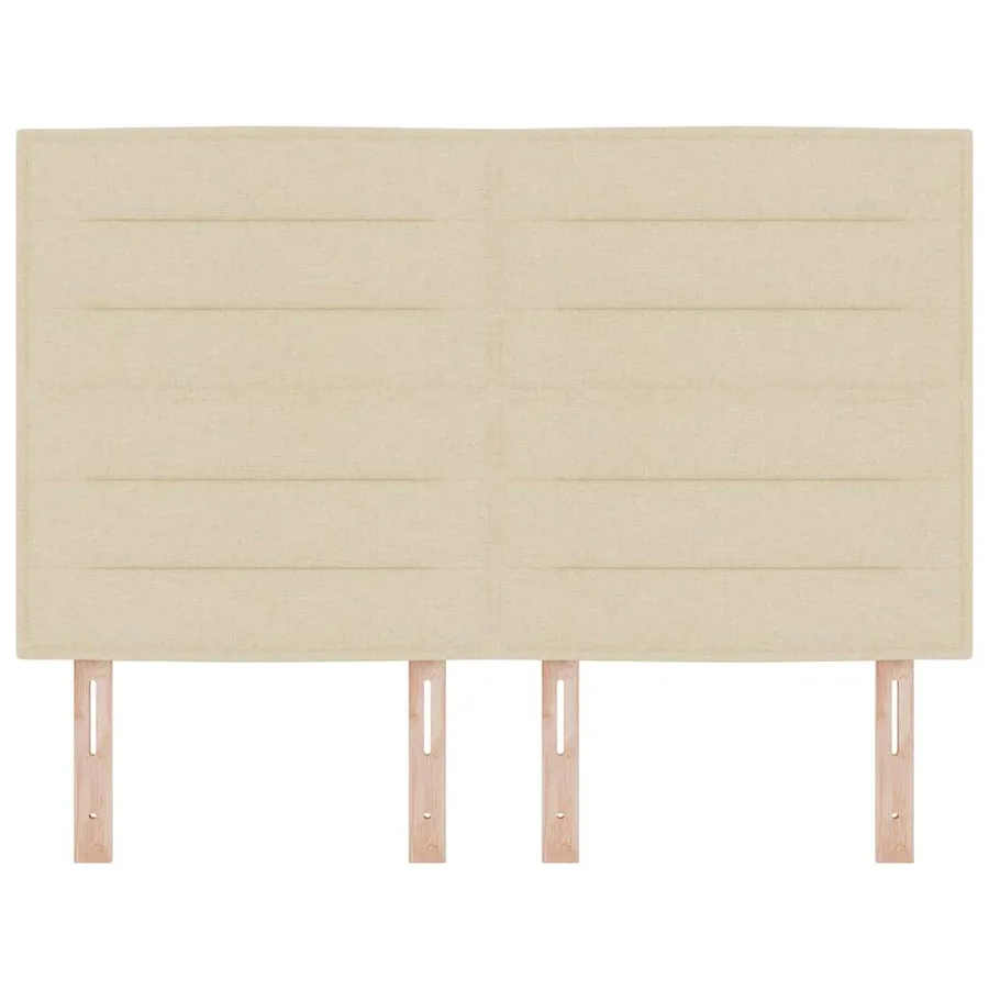 Tête de lit Crème 144 cm tissu - 4