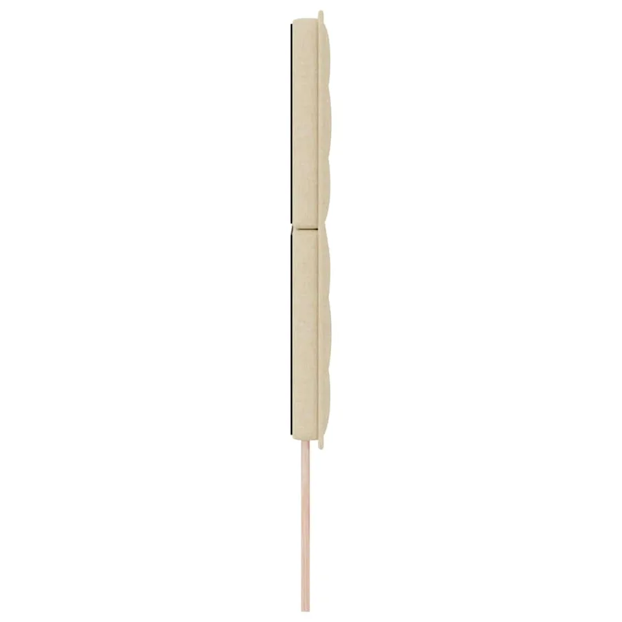 Tête de lit Crème 144 cm tissu - 5
