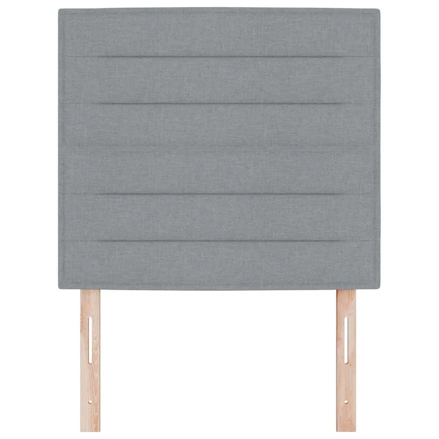 Tête de lit Gris clair 80 cm tissu - 4