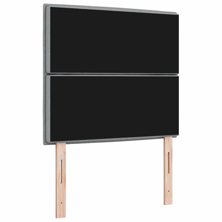 Tête de lit Gris clair 80 cm tissu - 6