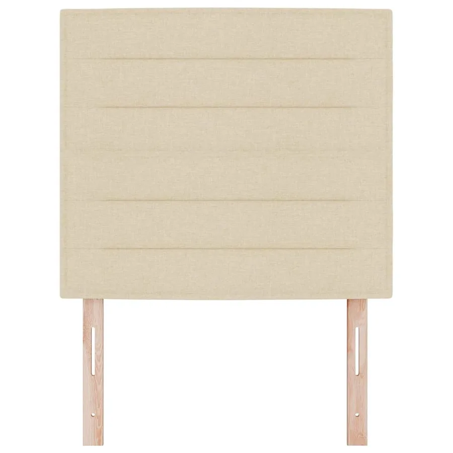 Tête de lit Crème 100 cm tissu - 4