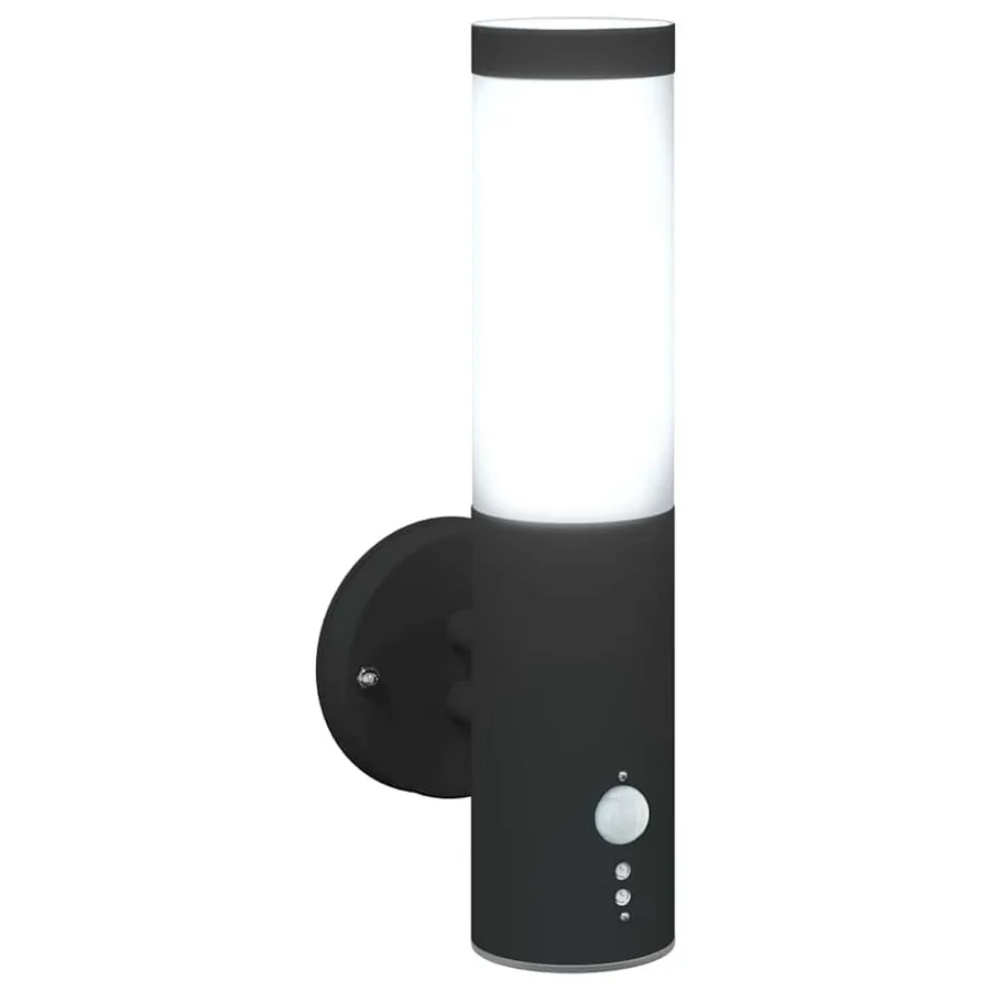 Applique Murale Extérieure Noir 15 x 7,5 x 33 cm - 10
