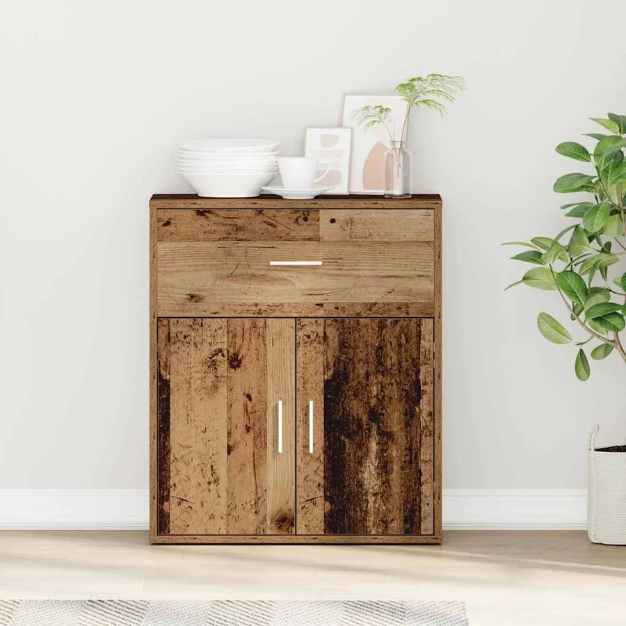 Buffet Bois ancien 60 x 31 x 70 cm Bois d'ingénierie