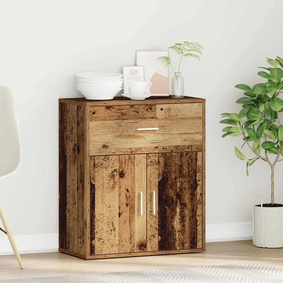 Buffet Bois ancien 60 x 31 x 70 cm Bois d'ingénierie - 4