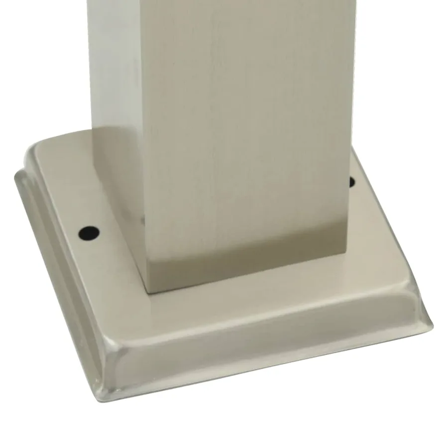 Borne lumineuse avec détecteur 50 cm en acier inoxydable IP44 - 10
