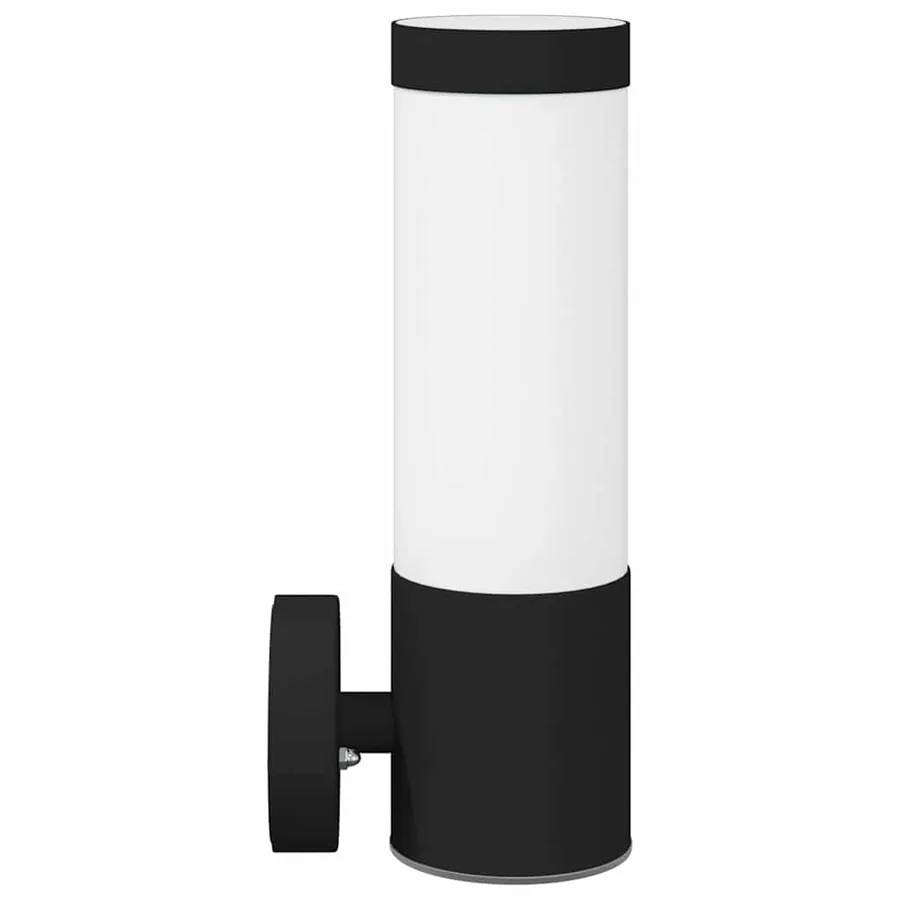 Applique Murale Extérieure 2 pcs Noir 12 x 8,5 x 27 cm - 6
